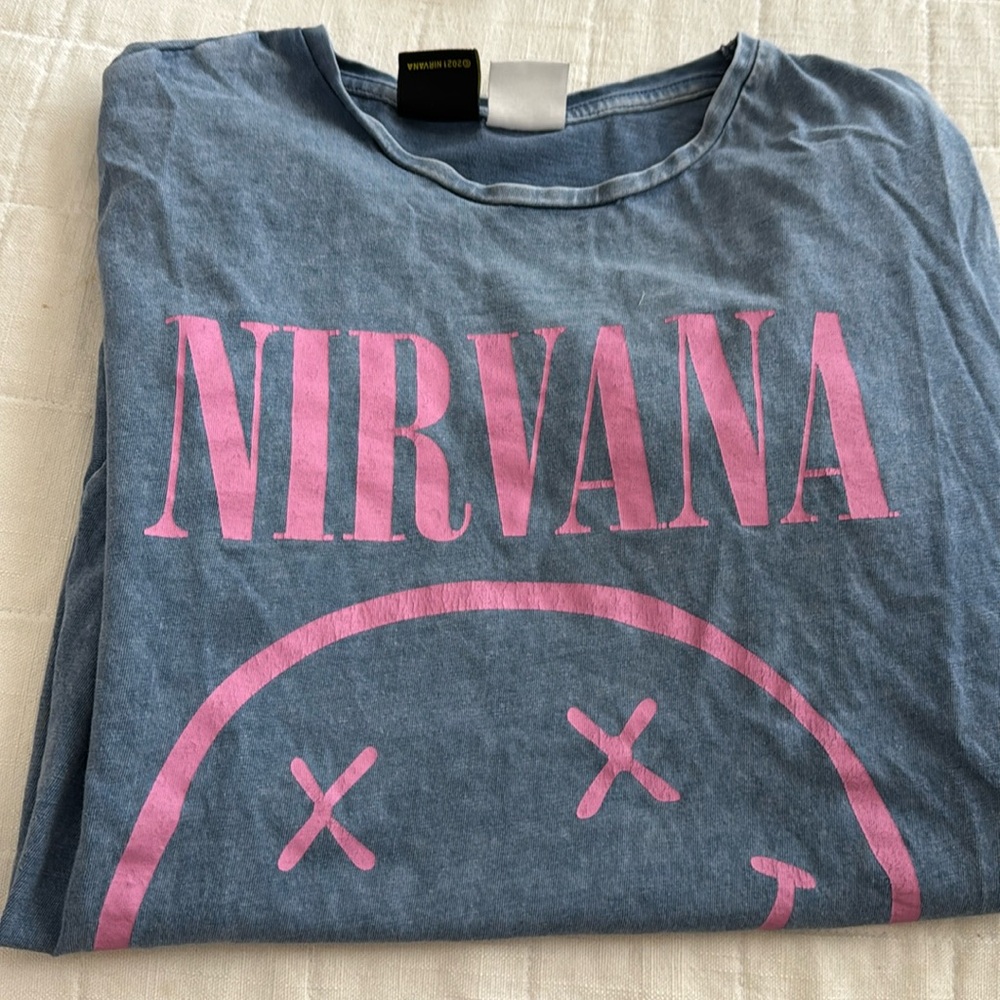 Kids nirvana rock tee